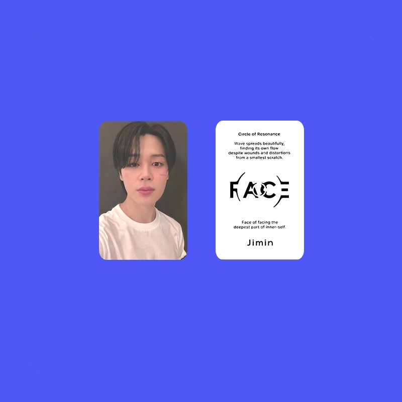 Set 5-6 Tấm Ảnh Lomo Card JIMIN FACE 2023
