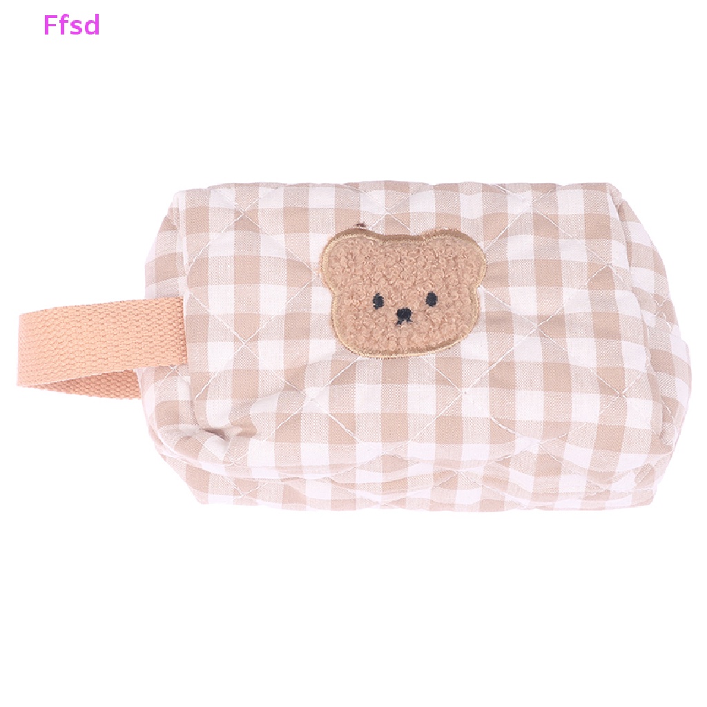 {Ffsd} Túi Đựng Đồ Trang Điểm Sức Chứa Lớn Hình Gấu Dễ Thương Cho Nữ * Bán Chạy