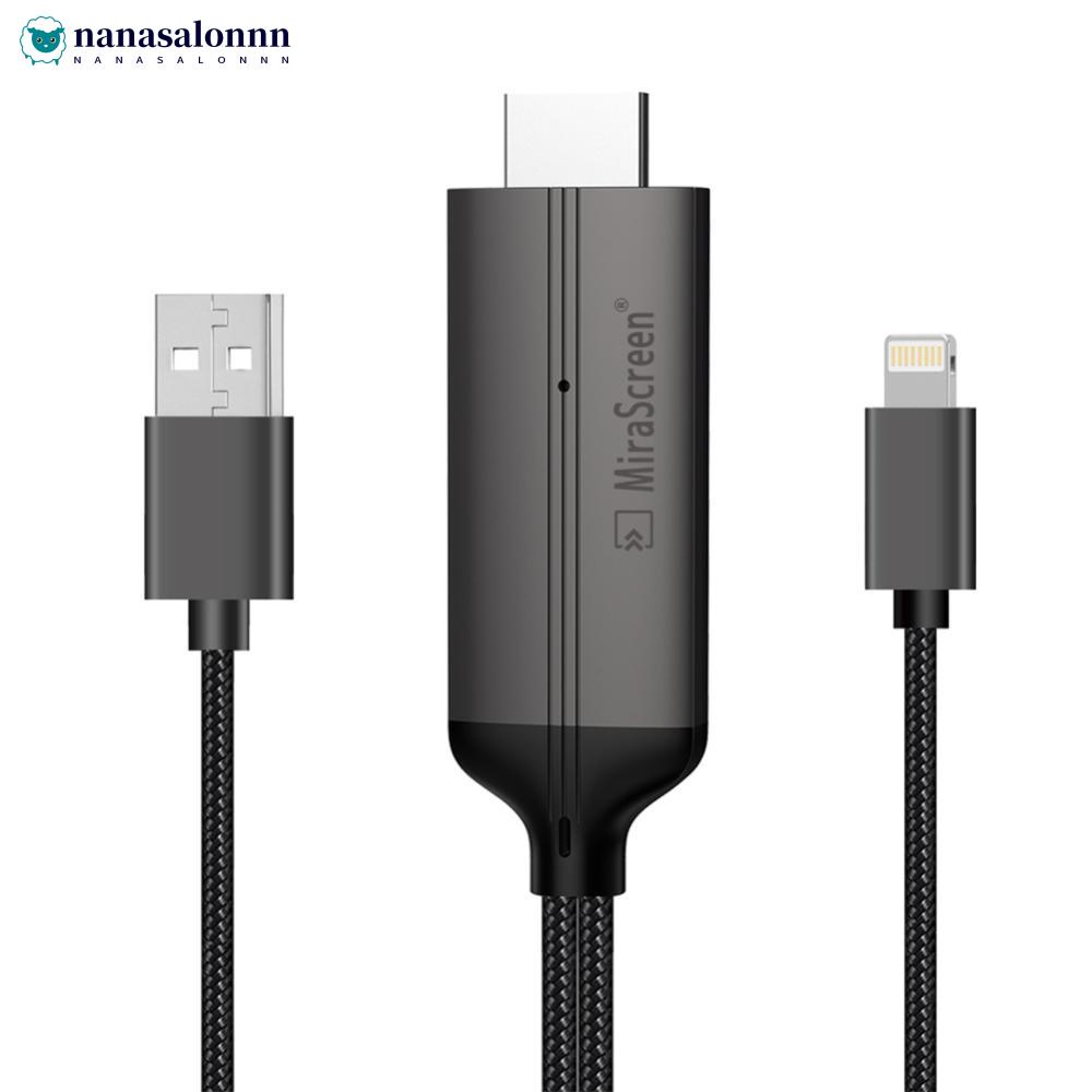 Thiết Bị Màn Hình Máy Chiếu LD36 Có Dây Độ Nét Cao Cho IOS Plug And Play No Delay No Lag DGA1