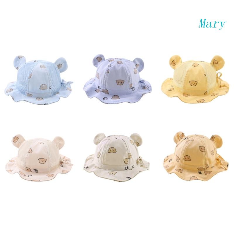 Mũ Tai Bèo Chống Nắng Bảo Vệ Cho Bé Trai Gái 3-24 Tháng Tuổi