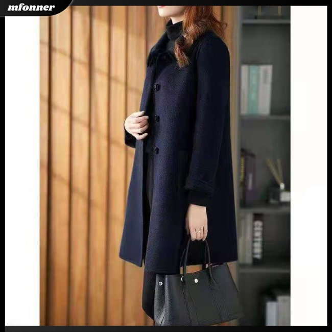 Áo Khoác Giả Len Hai Mặt Màu Sắc Thời Trang Cho Nữ