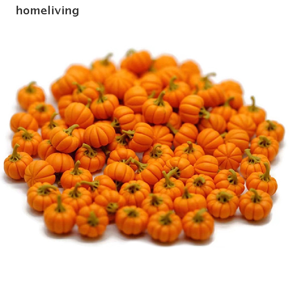 Mô Hình Bí Ngô Vàng mini Trang Trí Nhà Búp Bê