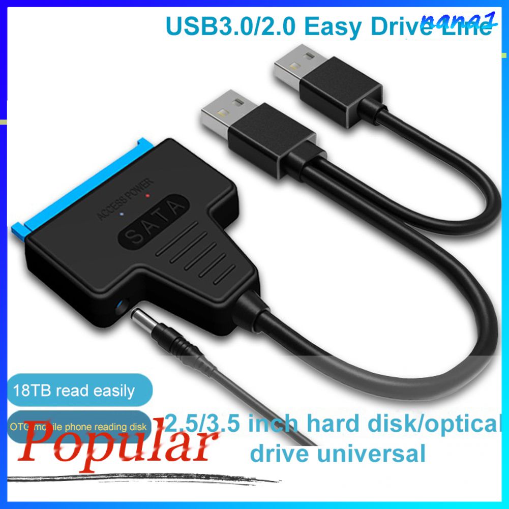Dây Cáp Chuyển Đổi Usb 3.0 Sang sata Với Cổng Nguồn DC Usb 2.0