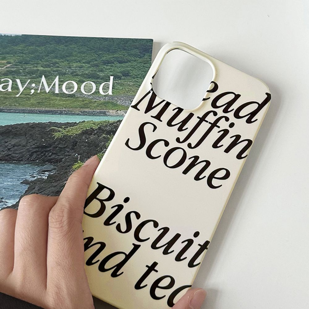 Ốp Điện Thoại TPU Mềm Chống Trầy In Chữ Nghệ Thuật Cho IPhone 11 12 13 14 Pro Max
