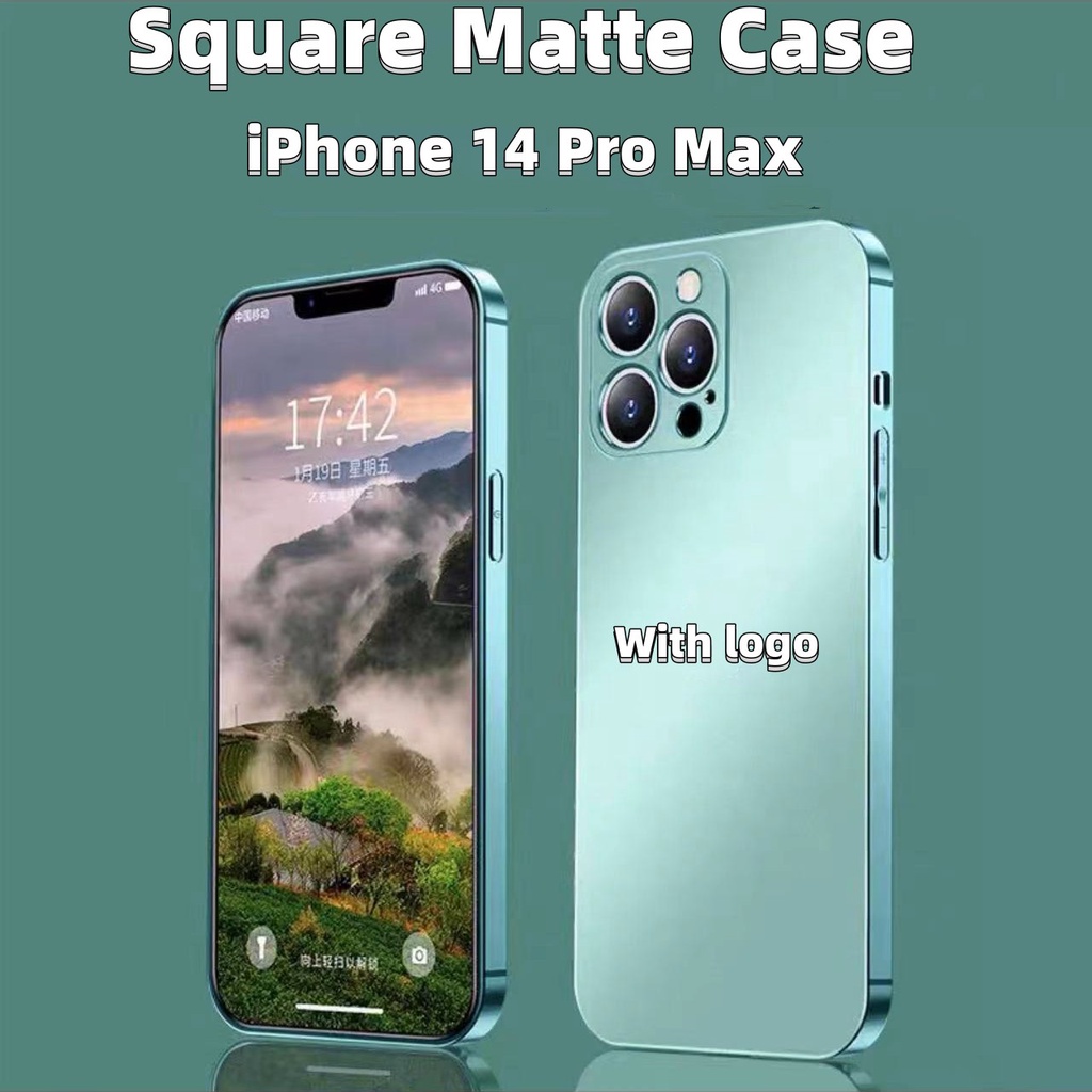 Ốp Điện Thoại TPU Silicon Mềm Chống Sốc Mặt Nhám Cho iPhone 14 Pro MAX 13 Pro MAX 14 Plus