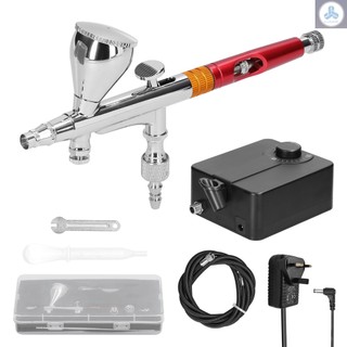 Multi-purpose professional t218 0.3mm airbrush max 30psi air pump set for model making diy art painting