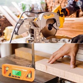 Magnetic Digital Angle Meter Absolute and Relative Measurement Angle and Slope Conversion Inclinometer Versatile Clinometer LCD Display with Backlight