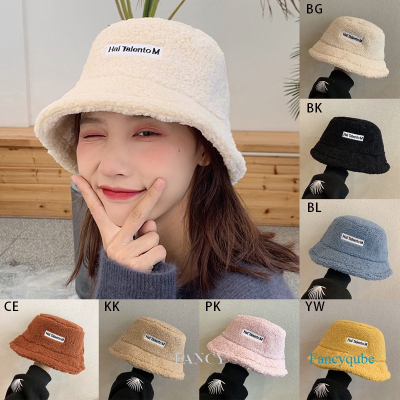 Fancy Mũ Tai Bèo / Nón Tai Bèo Phủ Lông Cừu Nhân Tạo Dày Dặn Ấm Áp / Giữ Ấm Khi Đi Ngoài Trời
