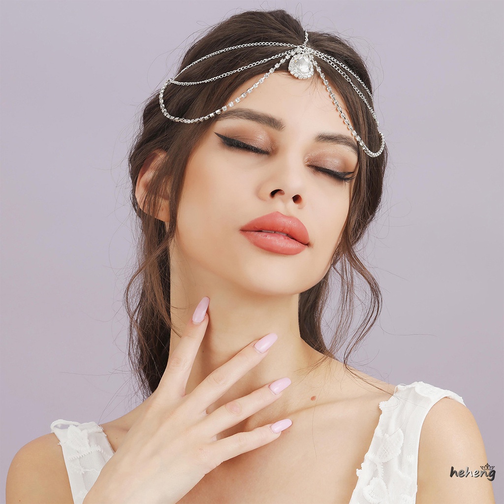 Cài Tóc Hình Vương Miện Đính Đá Lấp Lánh Sang Trọng