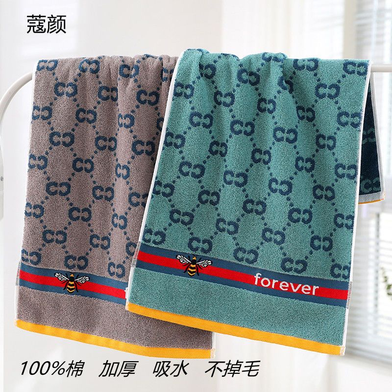 Khăn Lau Mặt Chất Liệu Cotton Dày Dặn Mềm Mại Thấm Hút Nước Không Lem Tiện Dụng Cho Nam Và Nữ