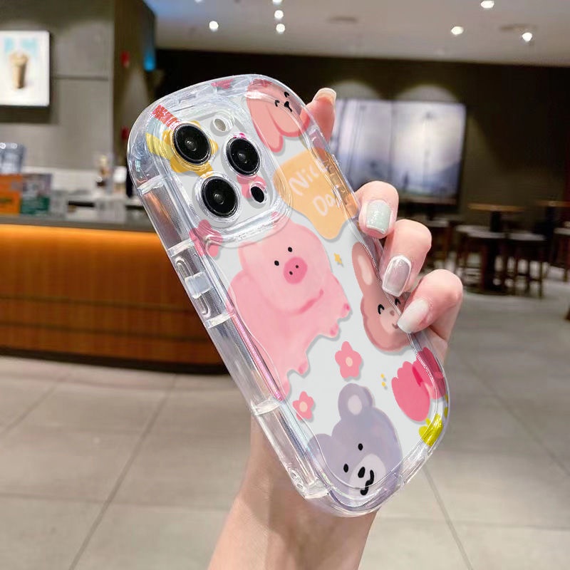 ✅Ốp Điện Thoại Dẻo Trong Suốt Họa Tiết Động Vật Nhỏ Dễ Thương Chống Sốc Cho Iphone 137 Xr Iphone1412 11xs / 8ppromax / 5S07