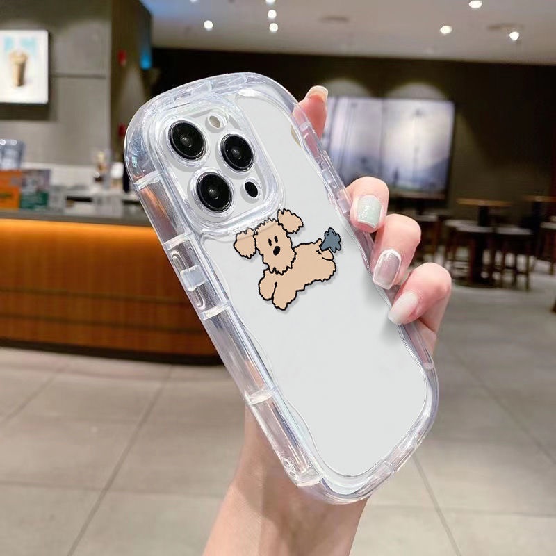 ✅Ốp Điện Thoại Mềm Chống Sốc Hình Cún Cho Iphone 11 13 Fart 7 xs / 8p12iPhone14xrpromax 9UQR