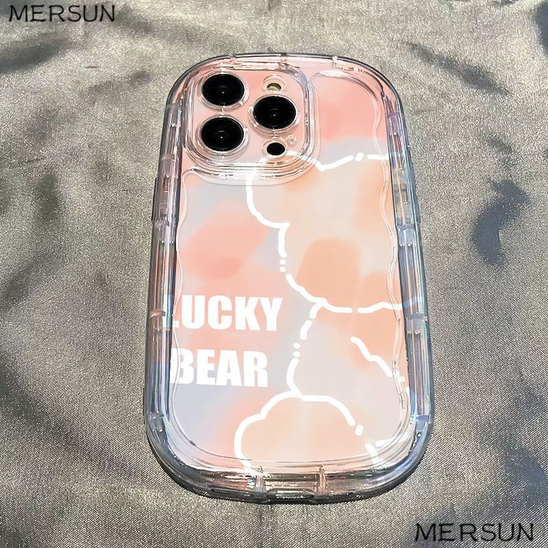 ✅Ốp Điện Thoại Mềm Trong Suốt Chống Sốc In Hình Gấu Cho Iphone 11 / 12 7 xs XrPromax 8P 1413 3GBP
