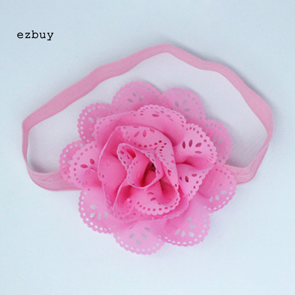 Băng Đô Hoa Vải Co Giãn Xinh Xắn Cho Bé Gái