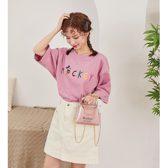 Túi Đeo Chéo Trong Suốt Hình Mèo Dễ Thương TTF775