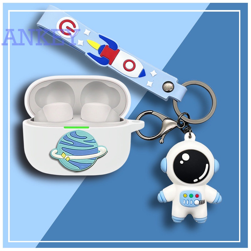 Sony LinkBuds S Case Protective Cute Cartoon Shark Cover Bluetooth Earphone Shell Accessories TWS Headphone Portable