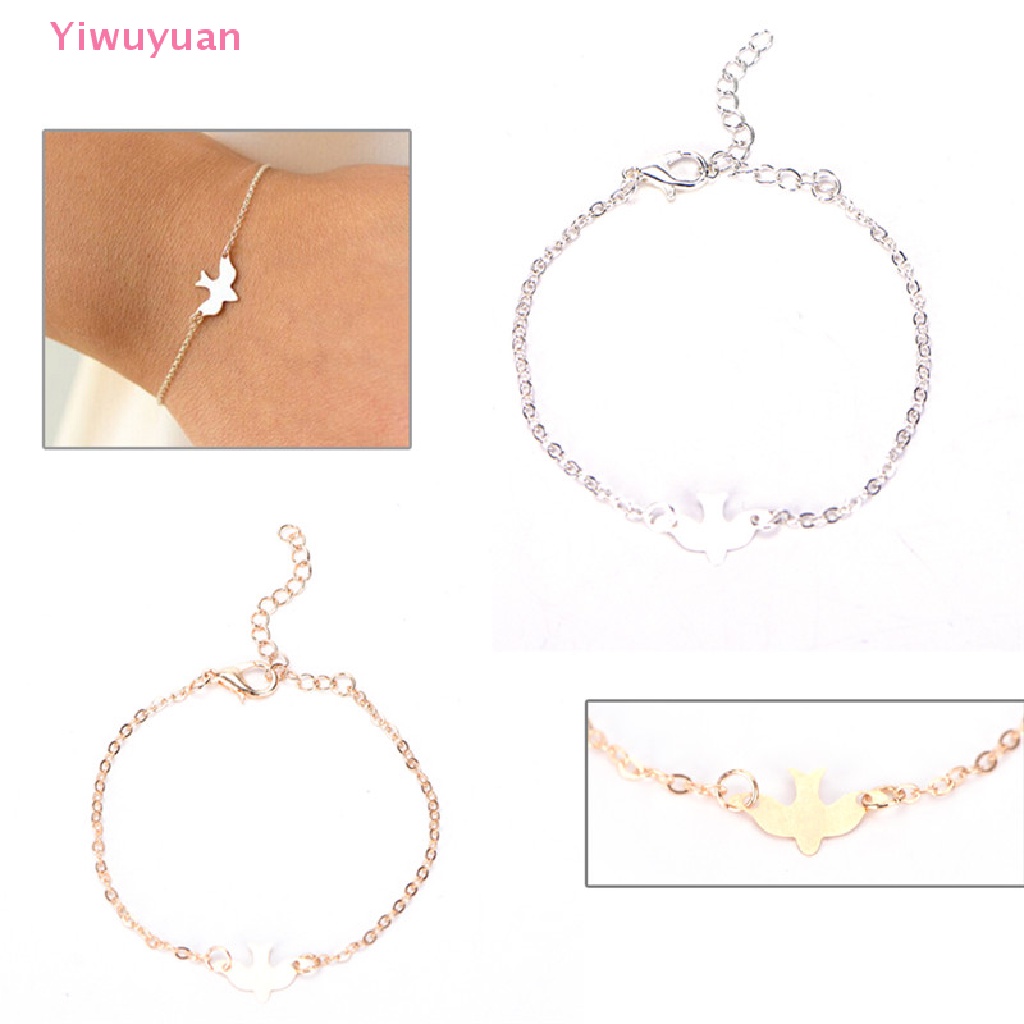 < Yiwuyuan > Vòng Tay Hình Chim Bồ Câu Nhỏ Nhắn Dễ Thương