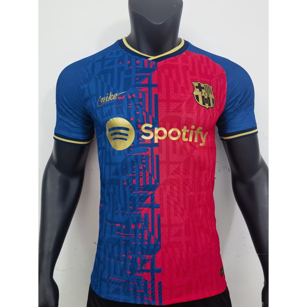 Áo Thun Bóng Đá Tay Ngắn Cổ Điển Barcelona 2324