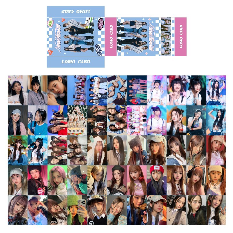 Hộp 55 Tấm Ảnh lomo Card Nhóm Nhạc Hàn Quốc Blackpink