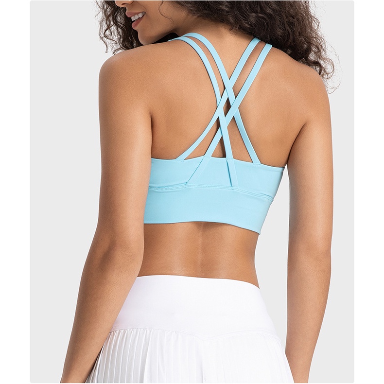 Áo Ngực Thể Thao Dây Chéo Lưng Hỗ Trợ Tập Yoga / Chạy Bộ