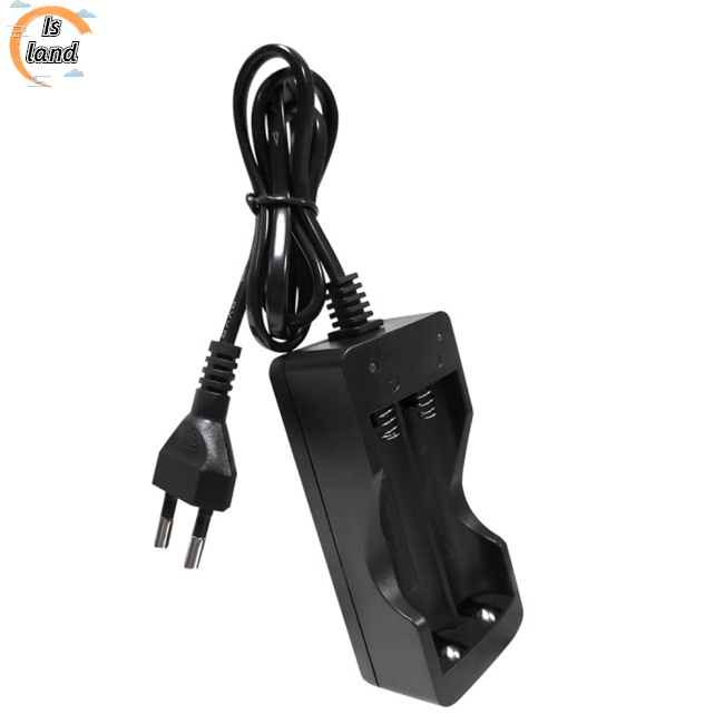 Bộ Sạc Pin Lithium 18650 Hai Ngăn Thông Minh Kèm Dây Cáp