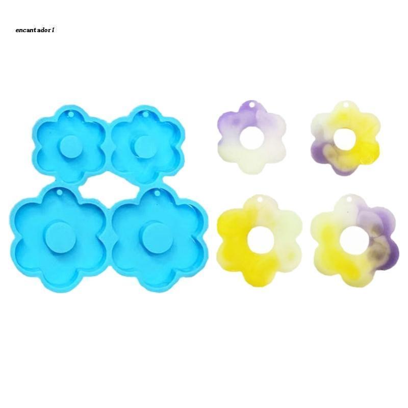 ✿ Khuôn Silicone Tạo Hình Làm Mặt Trang Sức Hình Hoa Độc Đáo DIY