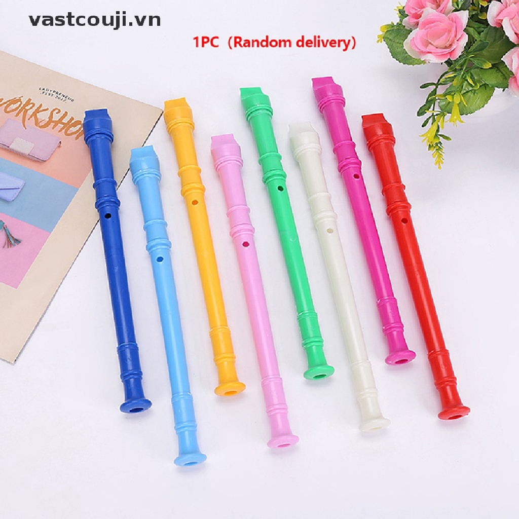Sáo Gỗ 8 Lỗ Bằng Nhựa Nhiều Màu Sắc Dành Cho Trẻ Em