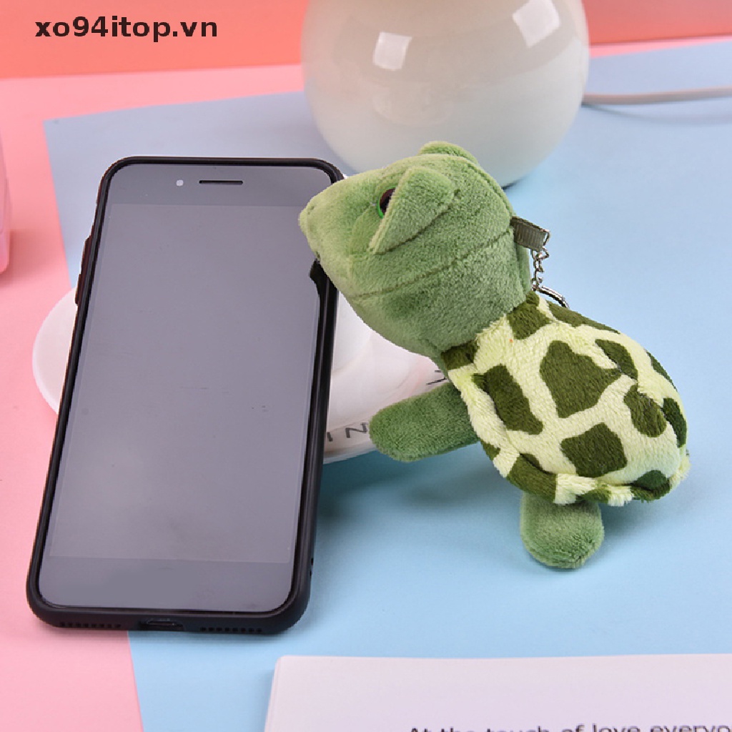 Móc Khóa Hình Rùa Nhồi Bông Xinh Xắn