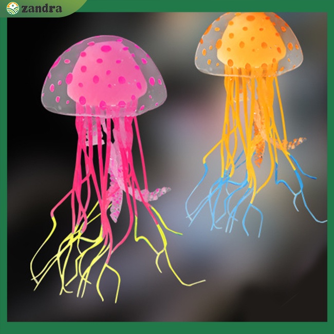 Sứa Silicone Phát Quang Trang Trí Bể Cá