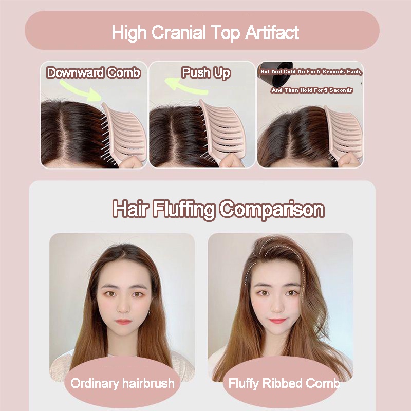 Lược Chải Tóc Massage Da Đầu Bằng Nylon Và Hình Chữ Nhật Dành Cho Nữ