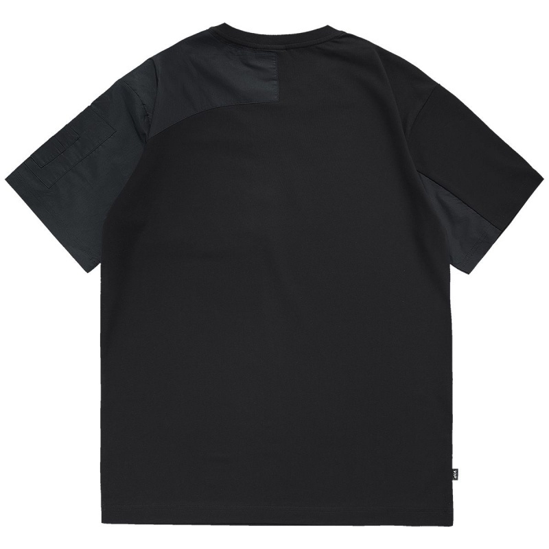 Áo Thun Cotton Ngắn Tay Cổ Tròn Giả Hai Lớp Thời Trang Mùa Hè Cho Nam