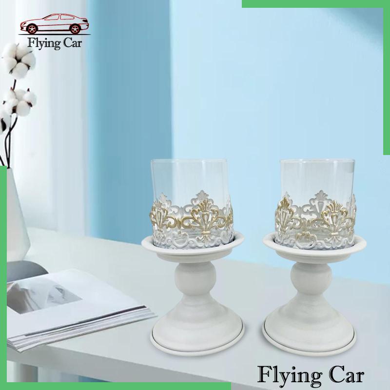 [Lzdjfmy2] Set 2 Giá Đỡ Nến Băng Dính Dùng Trang Trí Phòng Khách