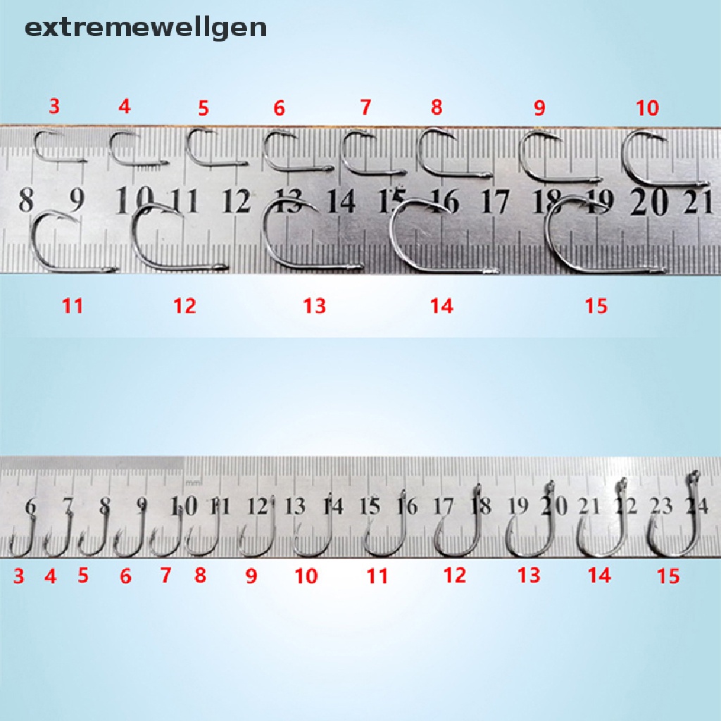 Hộp 100 Lưỡi Câu Cá Bằng Thép Cacbon Mềm Mại