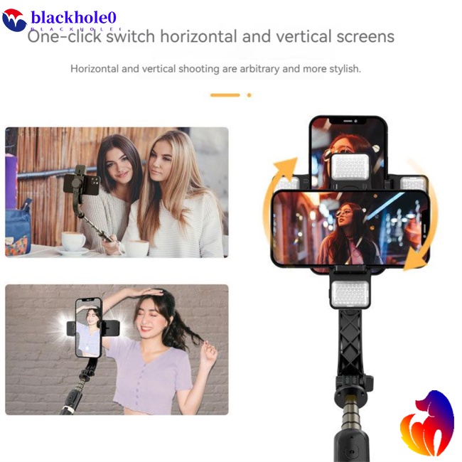 Gậy Tự Sướng Bluetooth BH Q08 Có Đèn Led Cho Điện Thoại