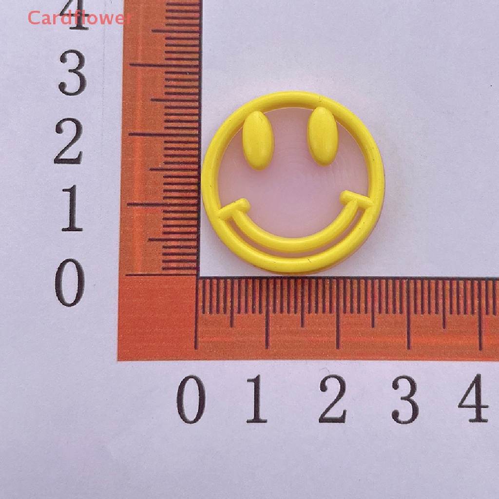 Bộ 5 Miếng Dán Trang Trí Điện Thoại Hình Mặt Cười Mini Bằng PVC Phát Quang Diy Mới