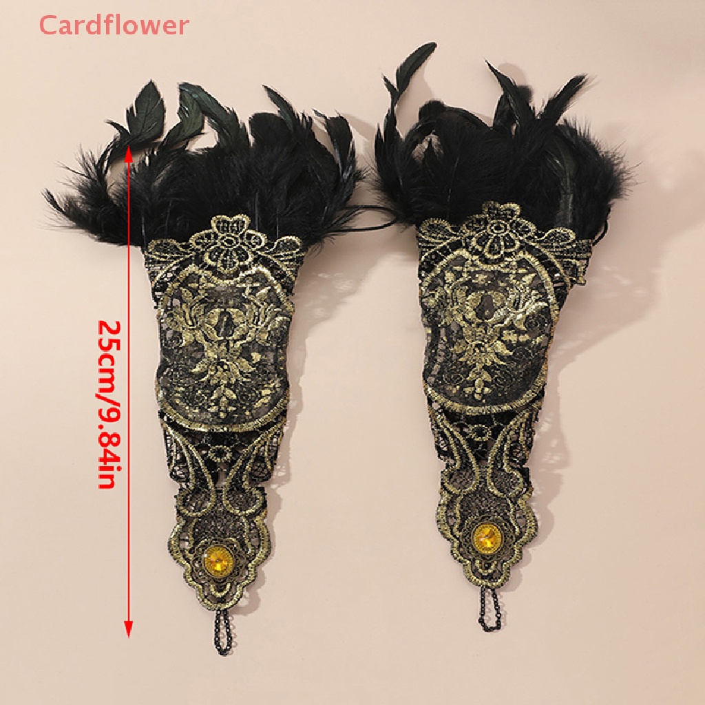 Găng Tay Ren Hở Ngón Phong Cách Gothic Thời Trang Mới