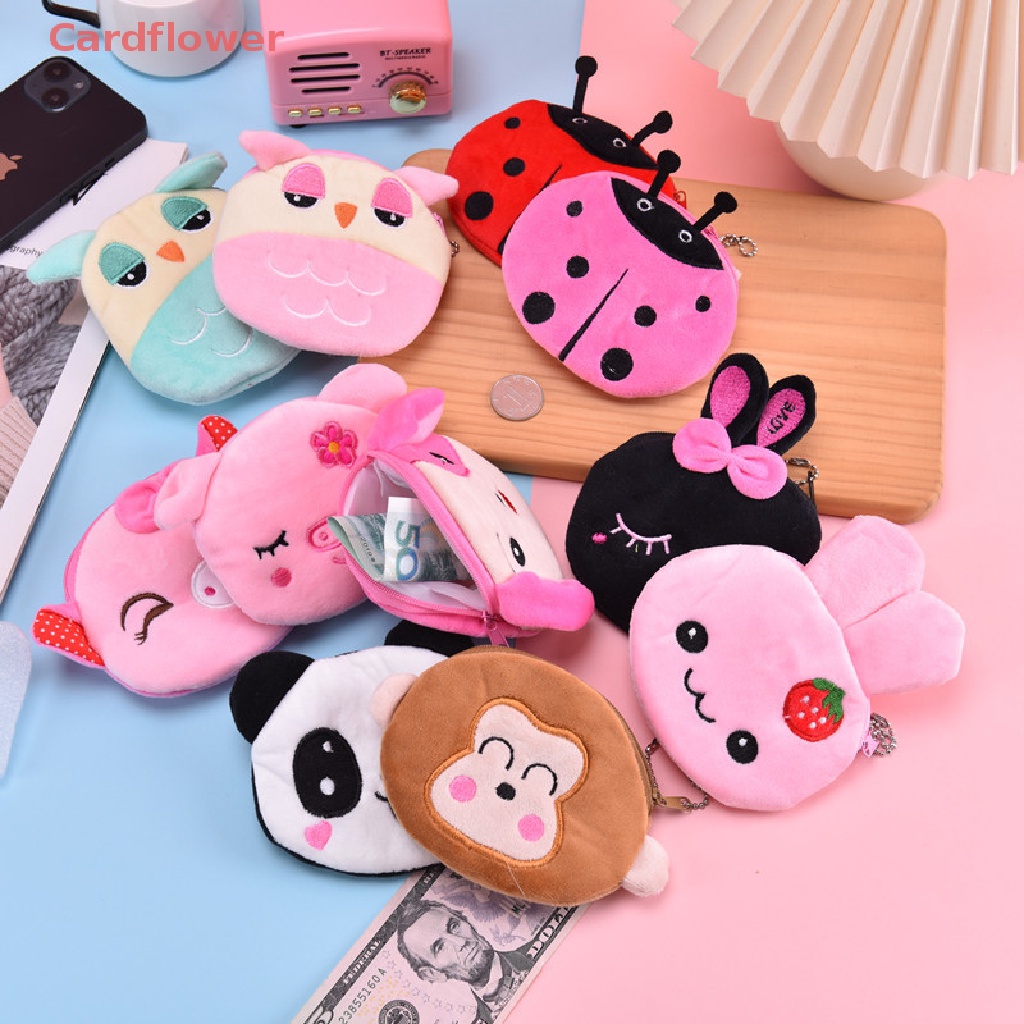 1 Túi Đựng Tiền Xu Hình Trái Dâu Nhồi Bông Đáng Yêu Mới