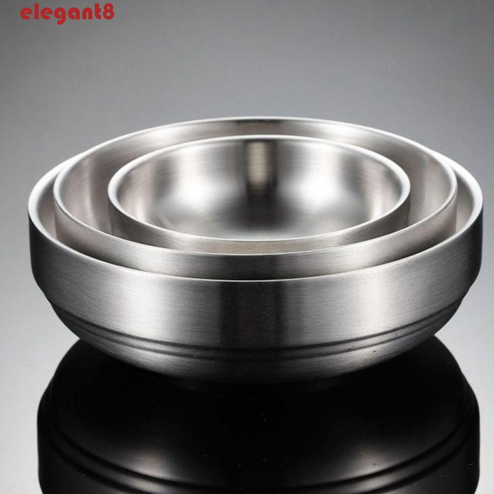 Bát Ăn Cơm Cách Nhiệt Bằng Thép Không Gỉ 304 Thiết Kế Hai Lớp Thanh Lịch