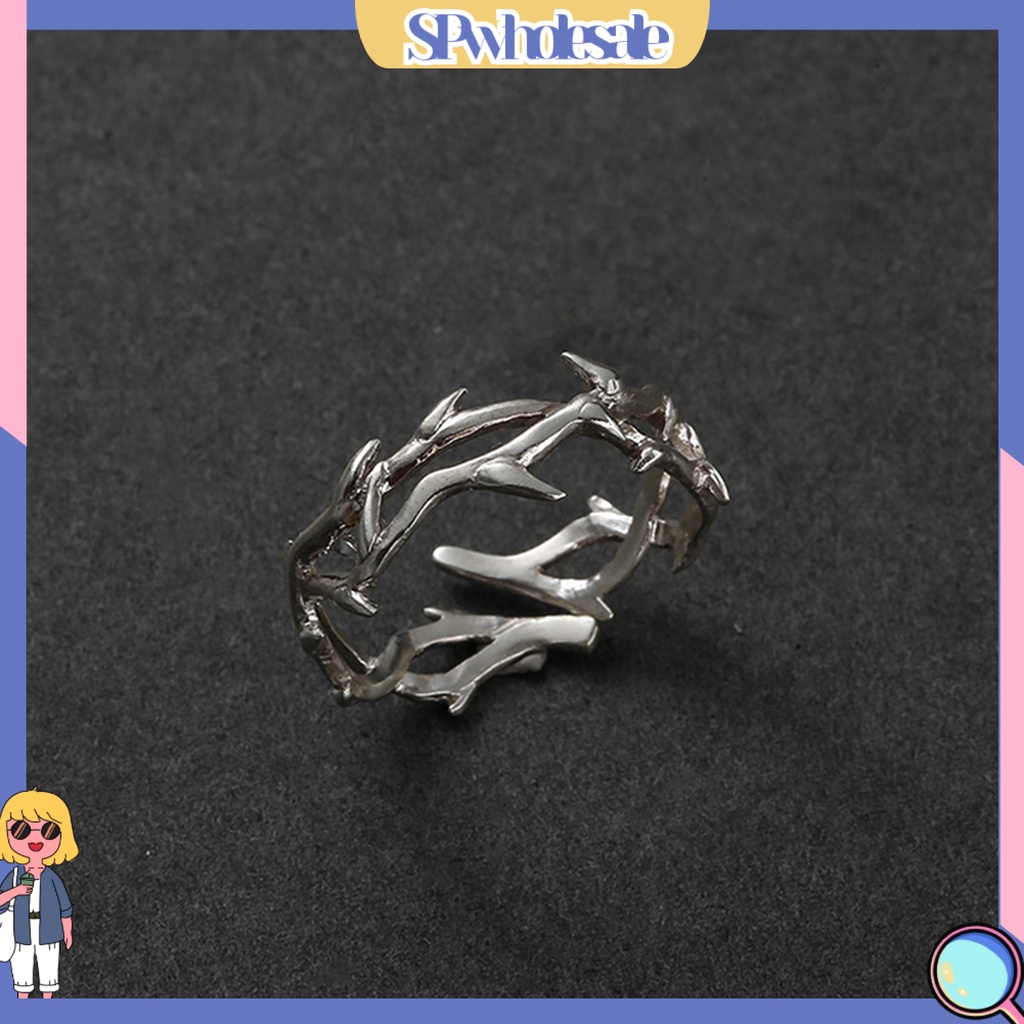 <SPwholesale> Nhẫn Đeo Ngón Tay Phong Cách Punk Hiphop Punk Cổ Điển Có Thể Điều Chỉnh Dành Cho Nam