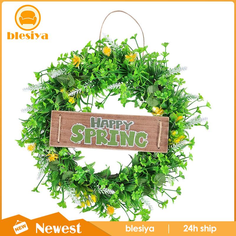 [Blesiya] Vòng Hoa Treo Cửa Trước Trang Trí Lễ Hội Phục Sinh