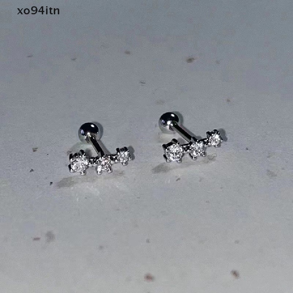 1 Đôi Khuyên Tai Nữ Hình Ngôi Sao Đính Đá Thời Trang