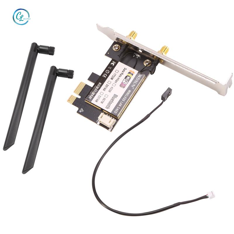 Thẻ WIFI Băng Tần Kép 7260AC 2.4G / 5G 7260NGW 867 Mbps AC-7260 WLAN PCI Express Kết Nối Bluetooth 4.0