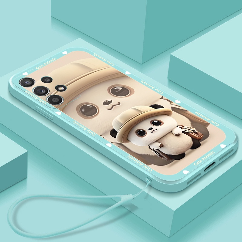 Ốp Điện Thoại Tpu Mềm Hình Gấu Trúc Cho Samsung Galaxy A53 A33 5G Note 10 Lite 10 Plus Note 20 20 Ultra M23 A23 A13 4G 5G