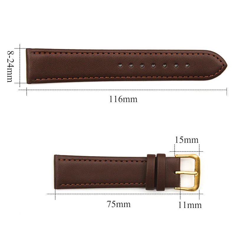 Dây Đeo Đồng Hồ Unisex 10mm 12mm 14mm 16mm 18mm 20mm 22mm Bằng Thép Không Gỉ