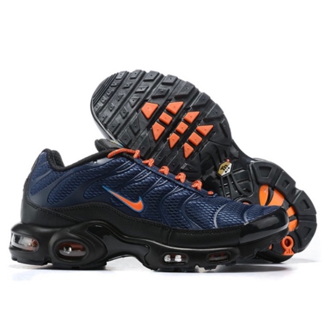 Air Max Plus (GS) Xanh Đen Cam