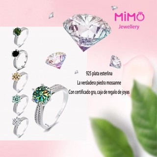 [Giấy chứng nhận Gra] Nhẫn moissanite chính hãng s925 Sterling Silver Star Queen Moissanite Diamond Ring
