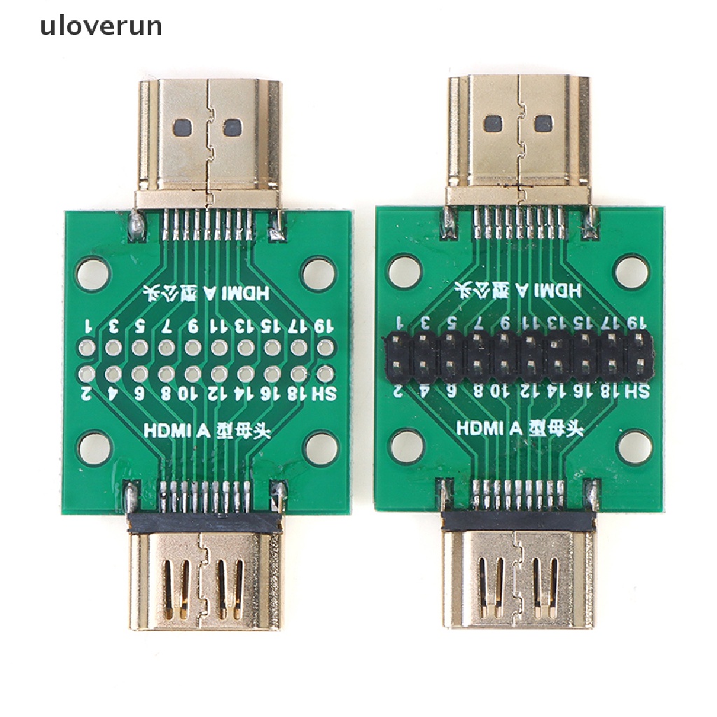 1 Bảng Mạch Thử Nghiệm MINI HDMI Đầu Đực Và Đầu Cái PCB 2.54mm vn