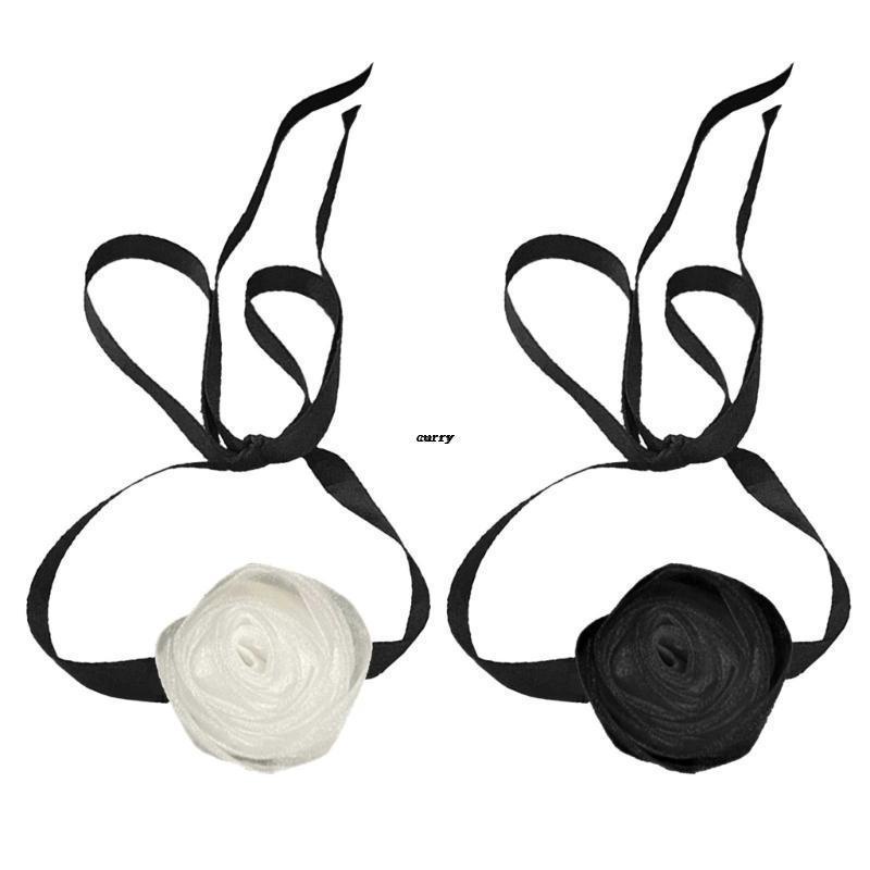 ✿ Vòng Cổ Choker Ren Trắng Đen Thời Trang Cho Nữ