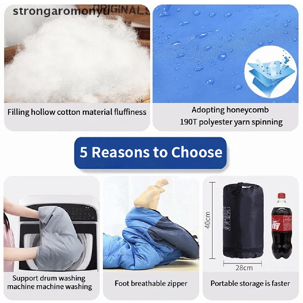 Túi Ngủ Cắm Trại Chống Thấm Nước Siêu Nhẹ Giữ Ấm Tiện Dụng