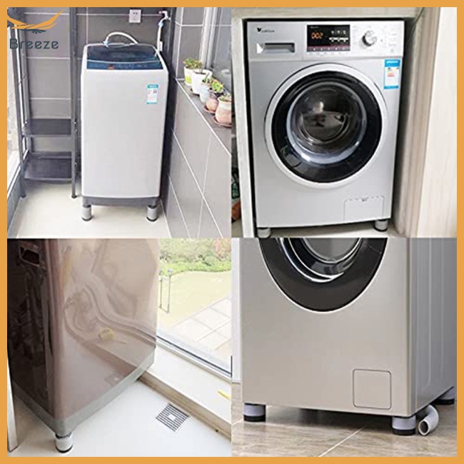1 / 4 Miếng Lót Chân Nâng Cao Chống Sốc Chống Trượt Cho Máy Giặt